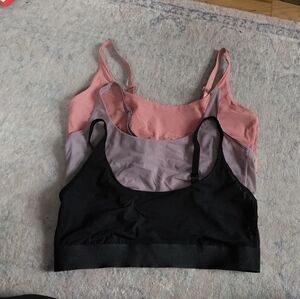 3 Parade Mesh Scoop Bralettes